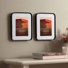Penelope 5 x 7" Metal Photo Frames (Set of 2)